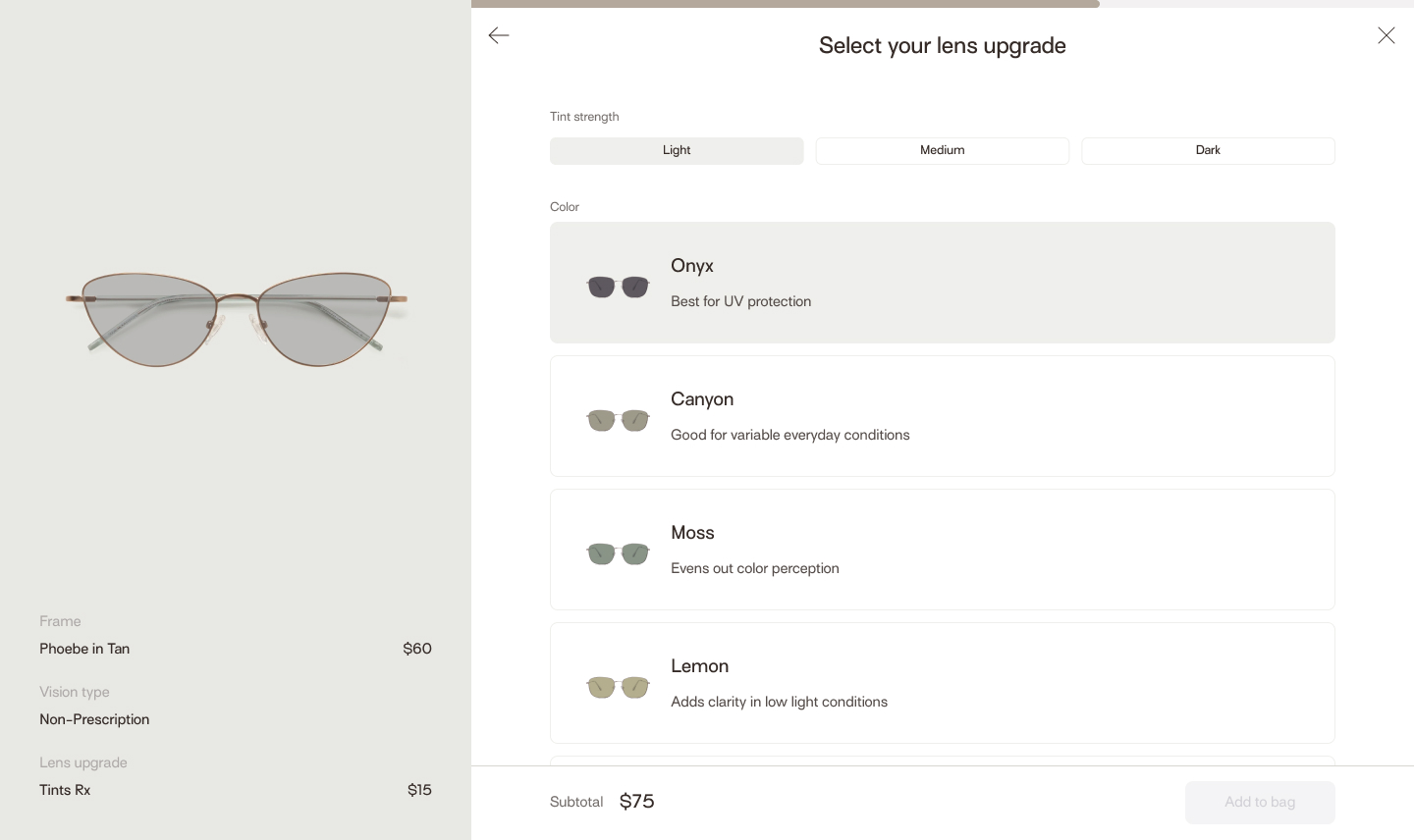 Non-Prescription - Tints Rx